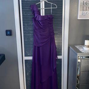 Jordan one shoulder Formal gown